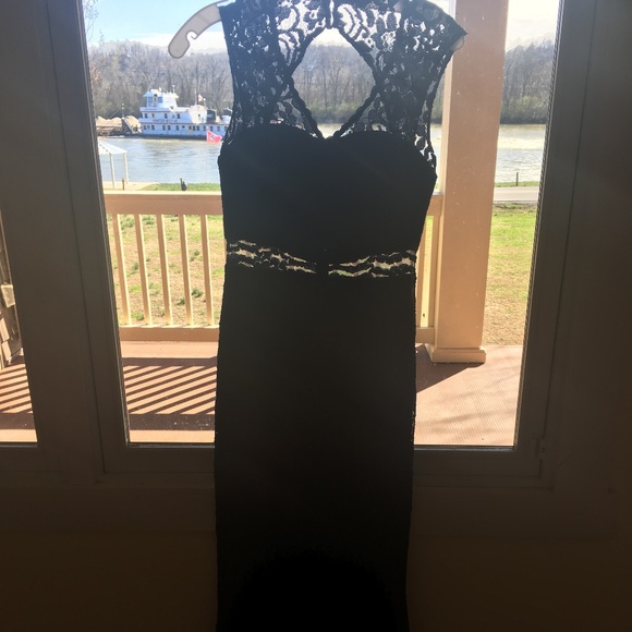 Navy Blue Prom Dress - Picture 5 of 5